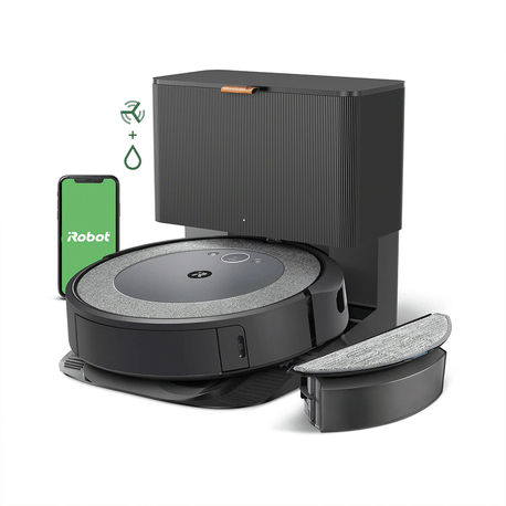 Robô Roomba i5+ Combo Aspirador e Passa Pano com esvaziamento Automático da iRobot - Bivolt