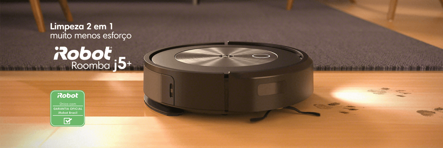 Robo Aspirador Roomba Combo J5 2 em 1 Aspira e Passa Pano da iRobot iRobot